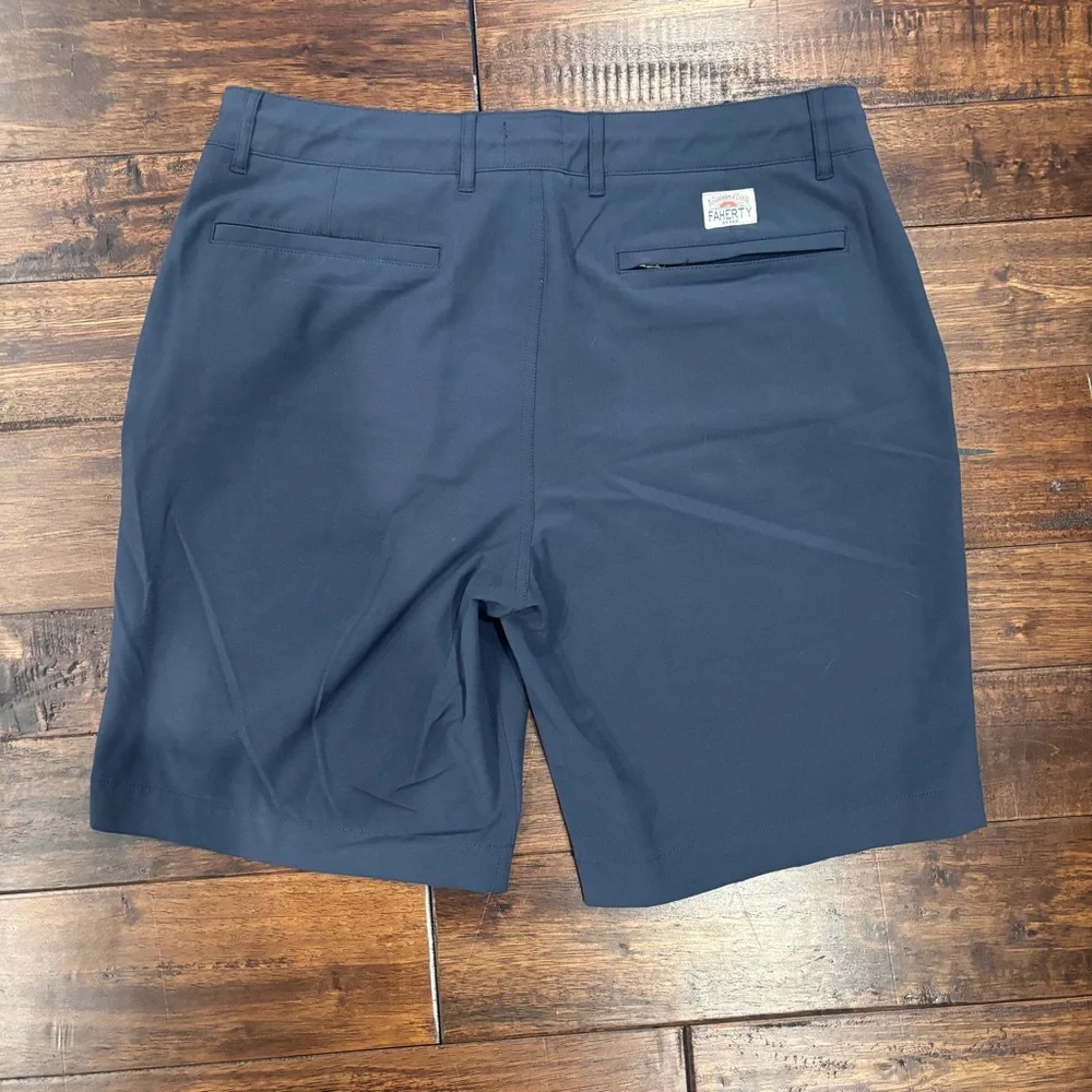 Faherty Men’s All Day Shorts | Dark Blue | 34 | 9” Inseam